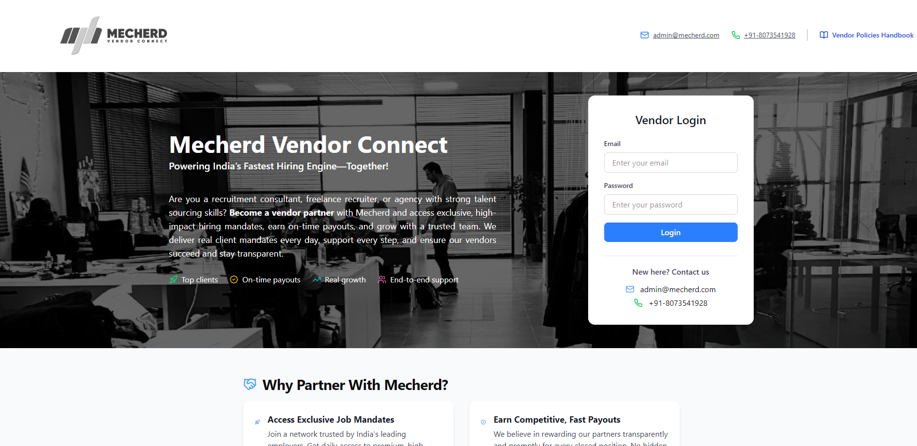Mecherd Vendor Connect